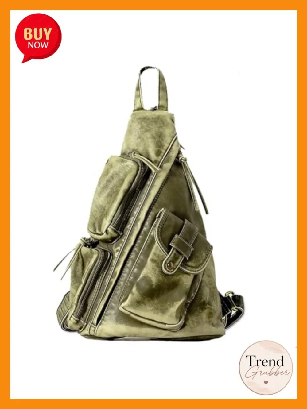 Sling Bag for Women Men Crossbody Backpack Shoulder Casual Daypack with RFID